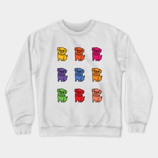 Rainbow bulldog Crewneck Sweatshirt